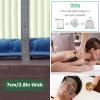 Massage Table Memory Foam Topper with Breath Hole, Square/Round/Trapezoidal Head Beauty Salon Bed Mattress, Non-Slip Lash Bed Cushion,Massage Accessories Protective Pad(7cm/2.8in,S 75x190cm) view 4