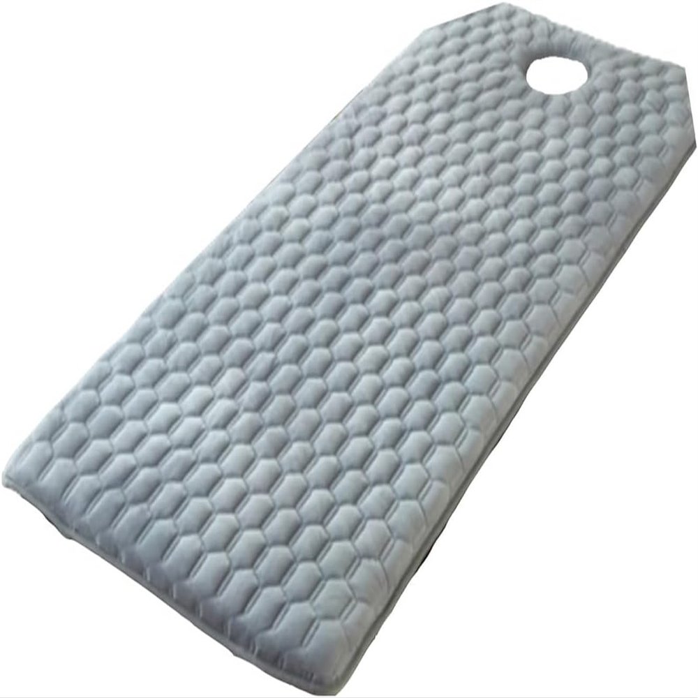 Beauty Salon Lash Bed Topper, Memory Foam Mattress Topper for Massage Bed with Breath Holes, with Square/Round/Trapezoidal Head Spa Bed Thicken Protective Pad(3cm/1.2in,T 70x185cm)