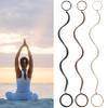3 Packs 16" Hair Bands for Thin Fine Hair, Elastic Hair Ties No Damage for Women Girls Strong Long Braided Ponytail Holders Pony Tail Wrap Hair Tie for Sports GYM Pool Beach Swimming Workout view 1