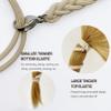3 Packs 16" Hair Bands for Thin Fine Hair, Elastic Hair Ties No Damage for Women Girls Strong Long Braided Ponytail Holders Pony Tail Wrap Hair Tie for Sports GYM Pool Beach Swimming Workout view 3