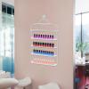 Dlinanta Nail Polish Storage Racks, Cage-Shape Cosmetic Display Racks Metal Wall Mounted Nail Polish Rack for Spa Nail Salon Shop Home view 3