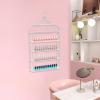 Dlinanta Nail Polish Storage Racks, Cage-Shape Cosmetic Display Racks Metal Wall Mounted Nail Polish Rack for Spa Nail Salon Shop Home view 4