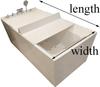 icVantA White Bath Lid Multi-Function Dust Board Bathtub Lid Folding PVC Thicker Can Put Mobile Phone Tablet Computer Not Taking Up SpaceWhite-150x70x0.7cm view 4