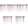 NOLITOY 50pcs Dual-ended Eyebrow Comb Brush Makeup Tools for Brow Shaping Hair Styling Suitable for Beginners Professionals Premium Quality Soft Bristles view 1