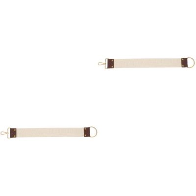 Didiseaon 2pcs Professional Strop Sharpening Strap Canvas Barber Sharpening Belt for Maintenance for Straight and Fine Blades