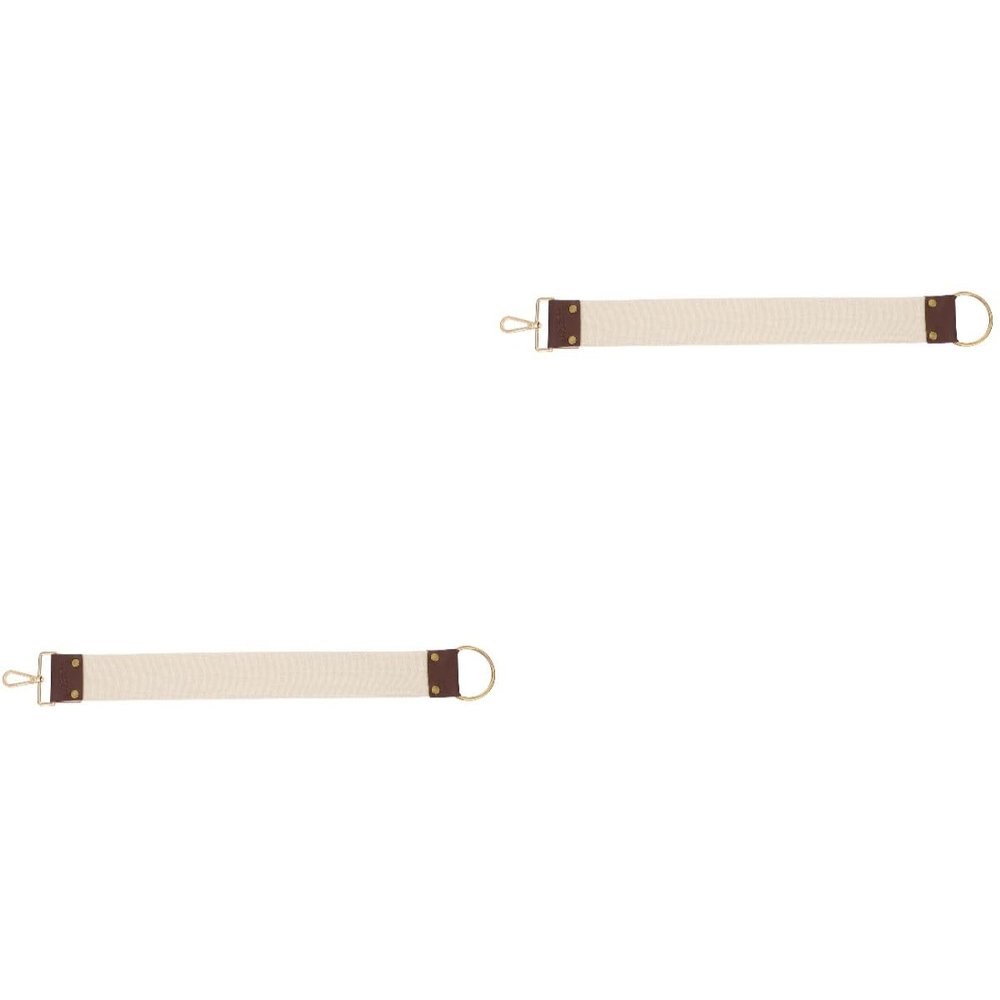 Didiseaon 2pcs Professional Strop Sharpening Strap Canvas Barber Sharpening Belt for Maintenance for Straight and Fine Blades