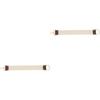 Didiseaon 2pcs Professional Strop Sharpening Strap Canvas Barber Sharpening Belt for Maintenance for Straight and Fine Blades view 1