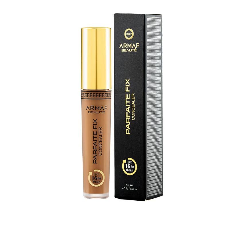 Armaf Beaut Parfaite Fix  Concealer, Medium-Buildable Coverage, Lasts Up to 16 Hours, 6 Shades for Fair/Medium/Deep Tones | Mocha