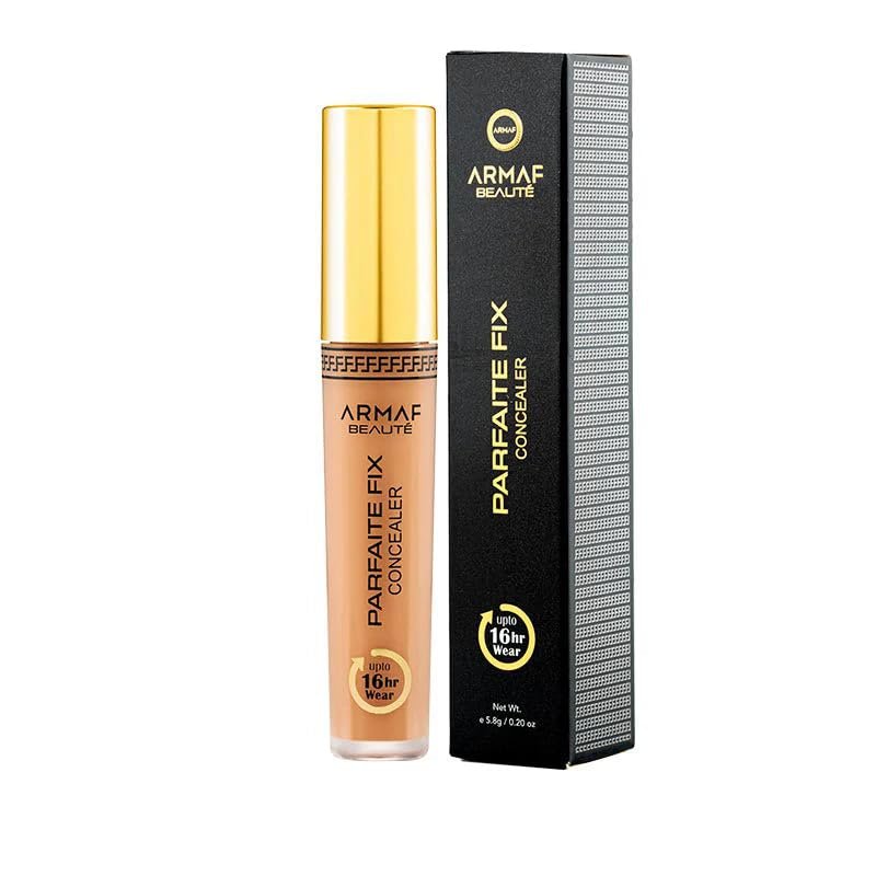 Armaf Beaut Parfaite Fix Concealer, Medium-Buildable Coverage, Lasts Up to 16 Hours, 6 Shades for Fair/Medium/Deep Tones | Sand