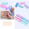 MERRYHAPY 4pcs Nail Cleaning Brush Set Versatile Manicure Tool for Fingernails Joints and Heels Gentle and Scrubbing for Home Travel view 2
