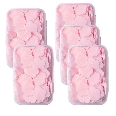 500pcs Mini Hand Soap Sheets Soap Paper Sheets/Portable Disposable Travel Soap Paper Sheets/Mini Soap Sheets/Disposable Hand Soap for Travel and Outdoor (#2)