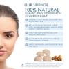 Konjac Exfoliating Face Sponge for Cleansing & Facials (4 Pack) | Microplastic Free 100% Natural | Non-Toxic | Biodegradable | Eco-Friendly | Plastic Free Packaging view 3