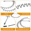AZRDXSD 2pcs Metal Hair Bands, Simple and Fashionable Hairband, Wavy Hair Bands for Men and Women, Invisible, Non-slip, for Daily Face Washing, Outdoor, Sports Fixed Hair Accessories view 3