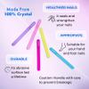 Crystal Nail File 5.3in, Glass File Durable, Perfect for Home, Office and On The Go, Elegant Design for Professional Manicure and Pedicure Results view 2