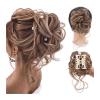 DINBOZ26X messy bun hair piece Messy Bun Hair Piece Tousled Updo H air Extensions With Elastic Hair Bands Curly Hair Bun Scrunchie for Women Girls hair buns hair piece(Q10 12H24) view 1