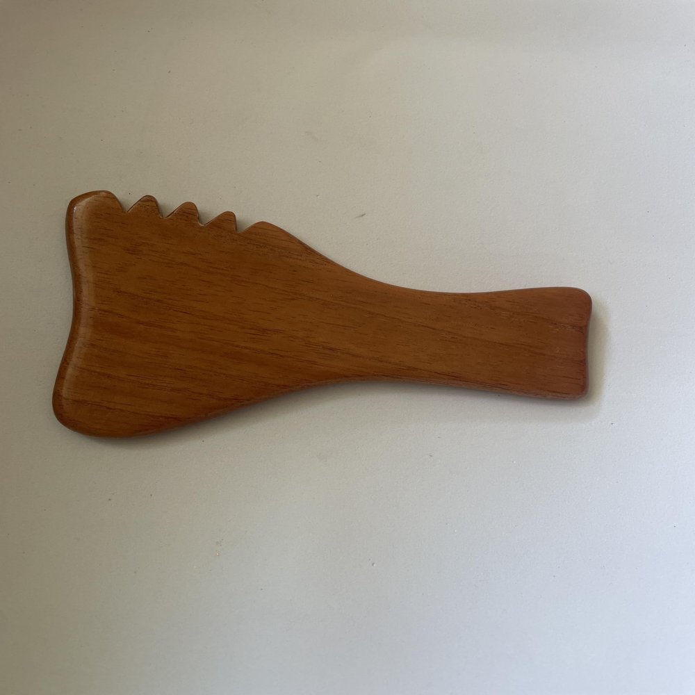 Wood therapy massage for face table