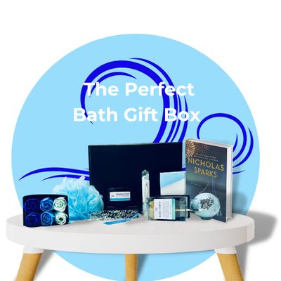 Sweetest Stories Perfect Bath Gift Box : Luxury Spa Gift Set for Women, Ideal for Birthday, Anniversary, Holiday, Relaxation & Self-Care, Reader Gift, Book Lover Gifts, Bath Gift, Self Care Gift