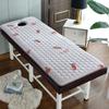 Thicken Memory Foam Latex Massage Bed Pad with Face Hole Spa Massage Table Pad Face Cradl Massage Table Mattress Topper with Elastic Band Non-Slip Lash Bed Cushion,F(3cm),190 * 70cm(R) view 1