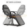 ABTSalon Hydraulic Tattoo Chair Bed for Client Spa Bed with Stool Height Adjustable Facial Beds for Esthetician Chair Aesthetic Treatment Table view 4