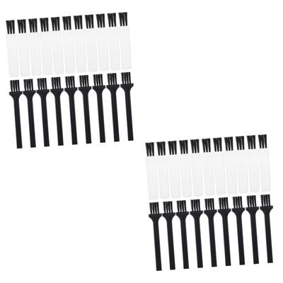 NOLITOY 60pcs Cleaning Tool Razor Clipper Cleaner Mini Cleaning Brush Plastic Brush Portable