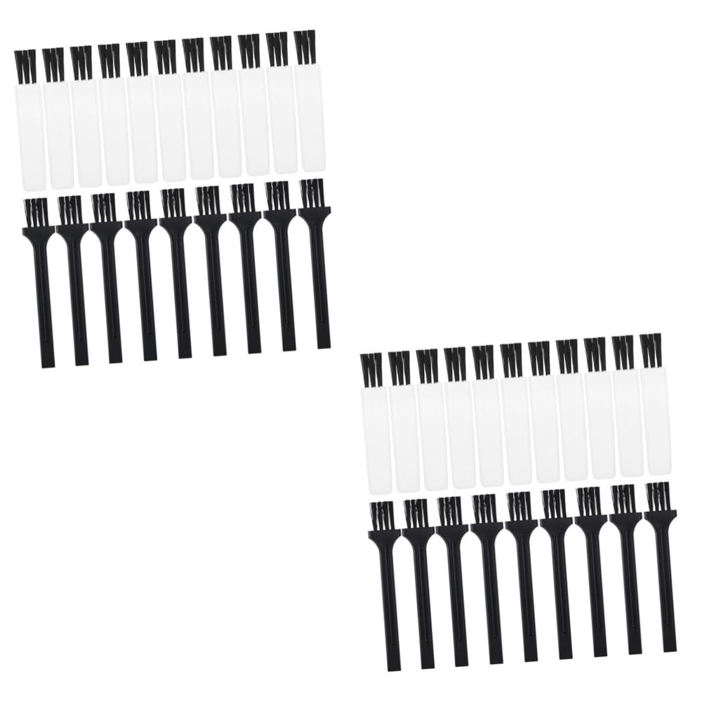 NOLITOY 60pcs Cleaning Tool Razor Clipper Cleaner Mini Cleaning Brush Plastic Brush Portable