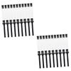 NOLITOY 60pcs Cleaning Tool Razor Clipper Cleaner Mini Cleaning Brush Plastic Brush Portable view 1