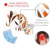 2 Pieces Scrub Caps Women Autumn Flowers Scrub Caps Women Ponytail Scrub Caps Surgical Women for Beauty Salon Multi view 3