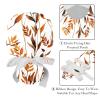 2 Pieces Scrub Caps Women Autumn Flowers Scrub Caps Women Ponytail Scrub Caps Surgical Women for Beauty Salon Multi view 4