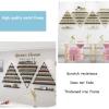 HDXWIFD Nail Polish Display Rack Wall Mounted, Nail Polish Rack, Multifunctional Salon/Beauty/Nail Shop Organizer Holder, Triangular Nail Polish Racks 10PCS (black) view 4