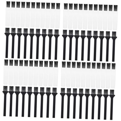 NOLITOY 120pcs Mini Cleaning Brush for Beard and Clipper Ergonomic Handle for Fine Cleaning Compact for Home and Travel Use Brushes