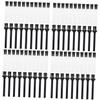 NOLITOY 120pcs Mini Cleaning Brush for Beard and Clipper Ergonomic Handle for Fine Cleaning Compact for Home and Travel Use Brushes view 1