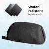 pack all Travel Toiletry Bag for Men, Hanging Dopp Kit, Water-Resistant Shaving Bag for Toiletries, Accessories (Dark Grey) view 4