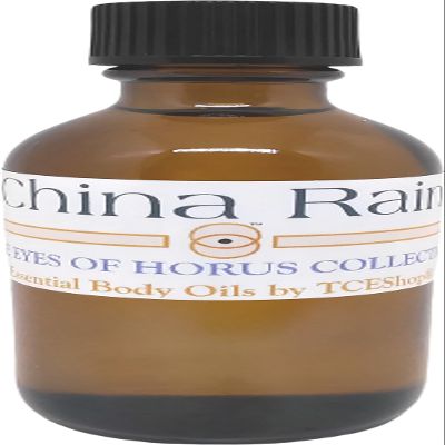 China Rain Scented Body Oil Fragrance [Regular Cap - Yellow - 2 oz.] - ID#38215
