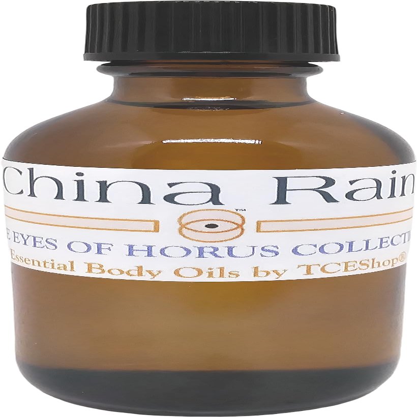 China Rain Scented Body Oil Fragrance [Regular Cap - Yellow - 2 oz.] - ID#38215