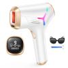 LYSMOSKI Laser Hair Removal for Women and Men, Long-Lasting IPL Hair Removal at-home, 5.2 cm Contact Nearly Painless, Effective in 2 Weeks with Ultra-fast 0.12S Light Emission,8 Minute Whole Body view 1