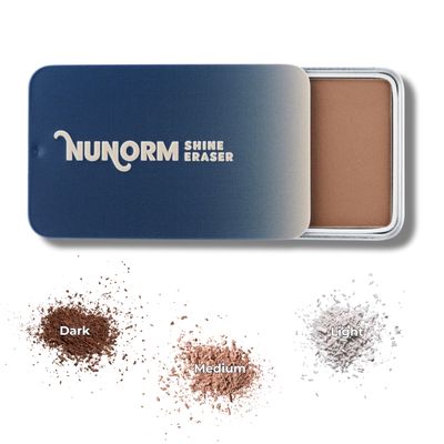 Shine Eraser Anti-Shine Powder - Matte Face Makeup Setting Powder for Men - Travel Friendly Mattifying Powder with Oil Control for Skin