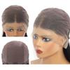 13x4cm Lace Wig Light Gray Straight Middle Part for Woman Lace Bobo Human Hair (Light gray,20inch) view 2