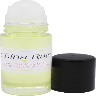 China Rain Scented Body Oil Fragrance [Roll-On - Yellow - 1 oz.] - ID#30284