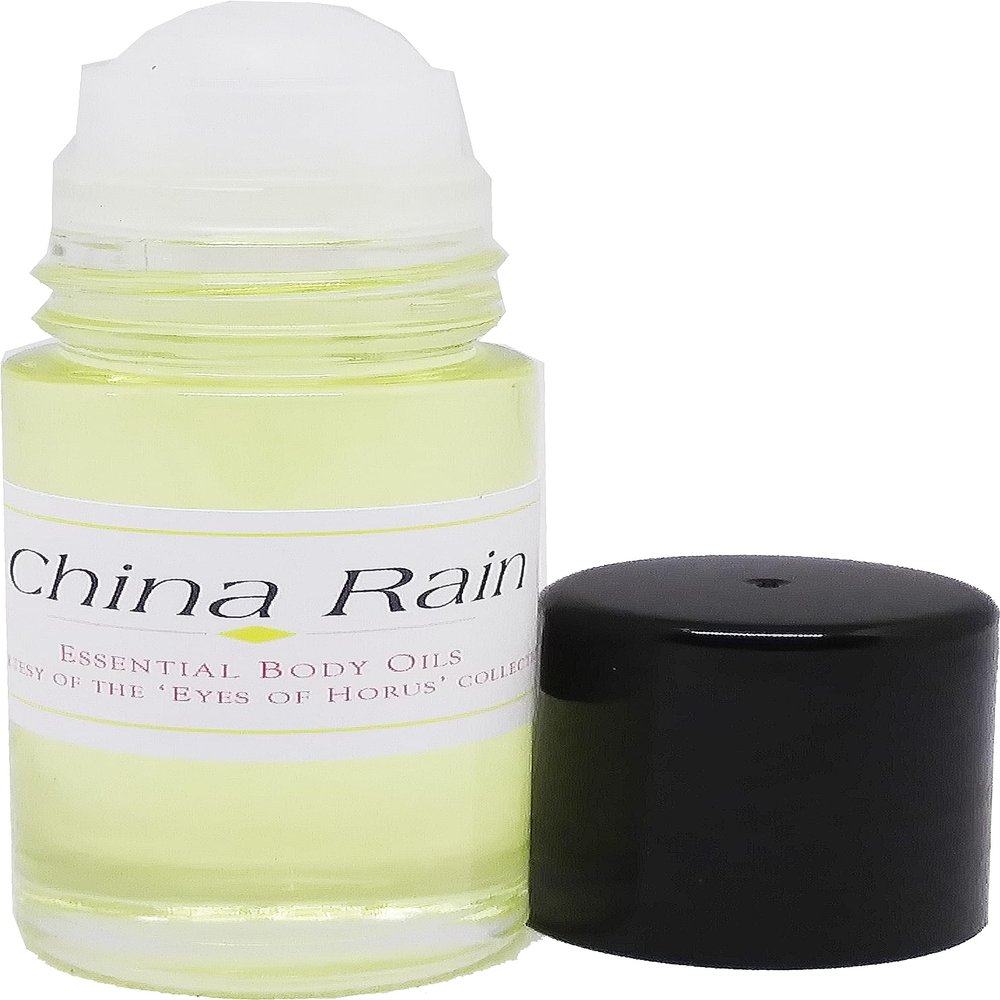 China Rain Scented Body Oil Fragrance [Roll-On - Yellow - 1 oz.] - ID#30284