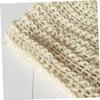 Beatifufu 4pcs Foaming Net Soap Storage Bags Bubble Maker Bag Facial Net Soap Holder Burlap Drawstring Wooden Beads Style view 4