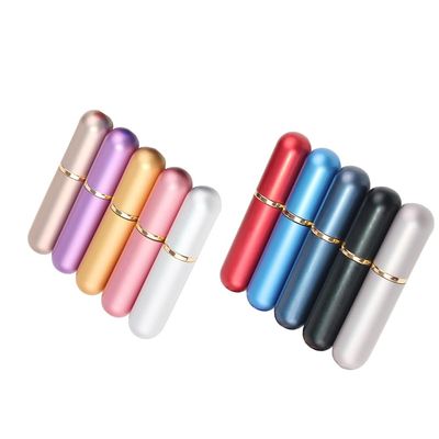 10Pack Nasal Inhaler tubes for Essential Oils for Travel Portable Reusable Aluminum Empty Nasal Inhaler Tubes and Cotton Wicks