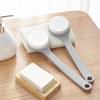 1 Sponge Bath Brush Bath Brush with Long Handle Shower Brush Bathtub Scrubber Back Scrubber Bathtub Scrubber Shower Brush Towel Grey view 4