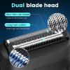 Brightup Electric Foil Shavers for Men, Mini Electric Razor for Shaving Face, Compact Travel Shaver with Floating Blades, Waterproof Wet/Dry Razor USB C Rechargeable view 2