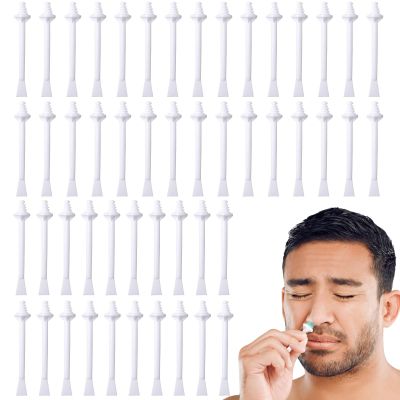 50Pcs Nose Wax Sticks, Plastic Nose Wax Applicators Hair Removal, Disposable Nose Wax Kit Accessories for Men Women Nostril Nasal Cleaning Ear Hair Removal