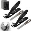 2Set Cumuul Clipmaster Pro, Stainless Steel Nail Clippers, 180 Wide-Mouth Bite, Advanced Nail Clippers, Nail Clippers Set (02) (2) view 1