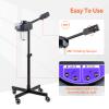 Professional Facial Steamer,Ozone Facial Steamer on Wheels,for Personal Skin Care Deep Cleaning,with Hot Ozone Mist,for Spa, Salon and at Home Use (Black) view 4