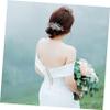 Baluue Floral Rhinestone Hair Side Comb for Women Bridal Headband Wedding Hair Accessory view 4