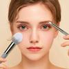 5pcs Travel Makeup Brush Set  Face & Eye Basic Brushes for Powder, Blush, Crease, Eyeshadow, Eyesbrow & Eyelash  Soft, Skin Friendly Synthetic Fiber  Your Make up Essential Brush Kit (Grey) view 4