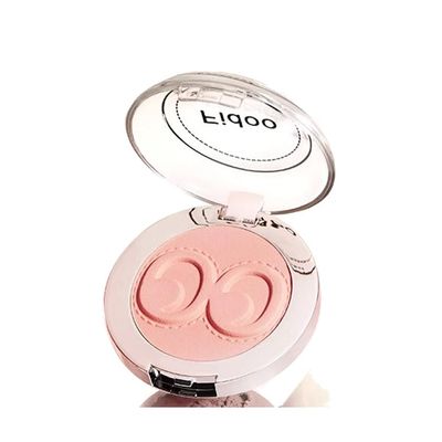 1 PC Fidoo Multi Purpose Blush Mud/Powder, Low Color Saturation Matte Nude Pink Makeup Blusher Cheek Color (#07, 6g)