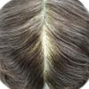 PU Toupee For Men Hair Piece Real Human Hair Mens Toupee Hair Replacement System For Men Hair System Full Poly Skin Protesis Capilar Para Hombre 7x9 Medium light density #440 4# MEDIUM BROWN+40% GREY view 4